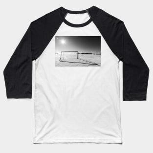 Soccer goal on the beach Baseball T-Shirt